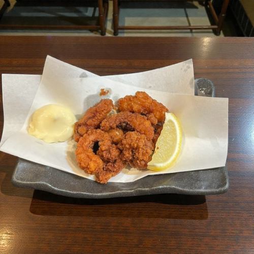 Deep-fried Pacific octopus
