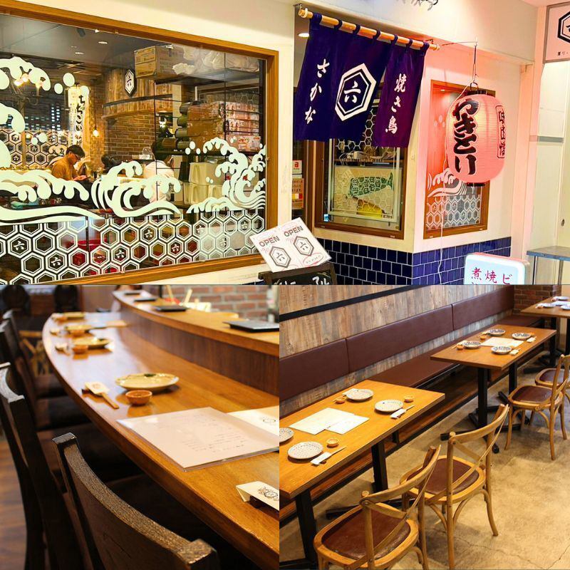 広々とした店内や落ち着きのあるカウンター席も完備！