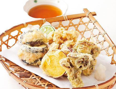 Assorted vegetable tempura