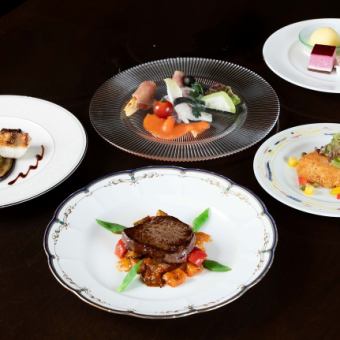 「私人精选晚餐套餐」鱼肉双主菜<仅菜品>