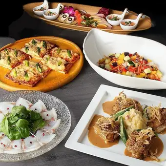 【平日ランチ限定！飲み放題付】『咲』コース 全5品大皿盛りプラン 6000円⇒5500円(税込)