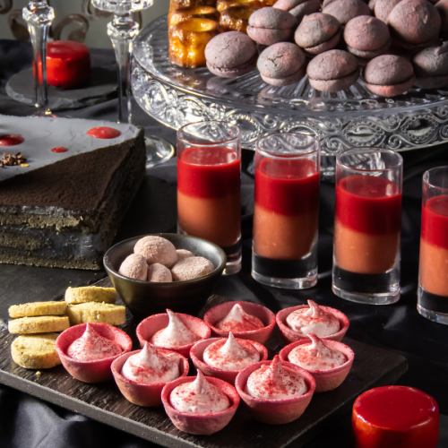 人気のデザートバイキング