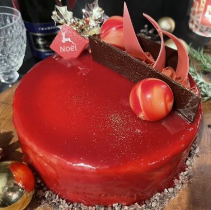 【クリスマスケーキ2025】紅茶とキャラメルのレアチーズケーキ