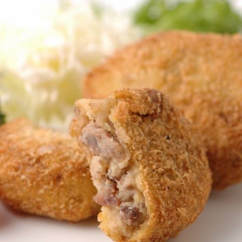 Premium beef tongue croquette