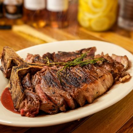 【2.5h飲み放題付き】 贅沢の極み「極上Tボーンコース」 ～贅沢に乾杯したい特別な集まりに～