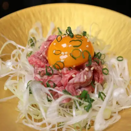 【大人気メニュー！】和牛のローストユッケ