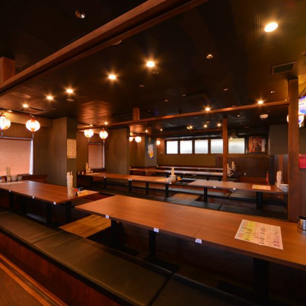 A digging banquet where you can sit comfortably [up to 100 people] OK! Students and company banquets are large banquets Hachiba-chan has no problem!