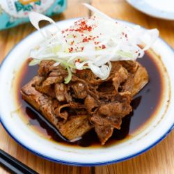 牛ばら煮込み豆腐