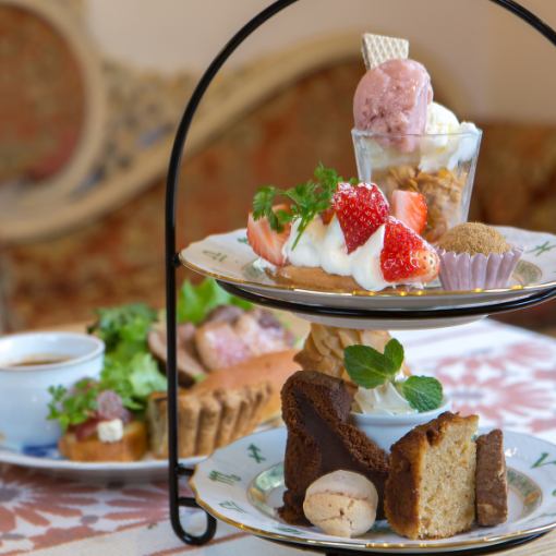 [Reservation at 13:00] Afternoon tea 3,280 yen (tax included) *You can choose 2 types of drinks