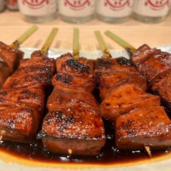 芝浦直送もつ焼きコース　4000円（税込）全9品　（2時間飲み放題付）