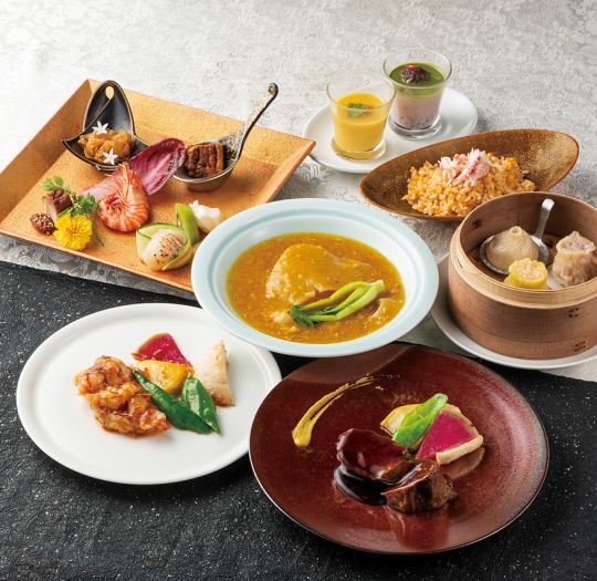 【唐】ロゼスパークリング含む2時間飲み放題付き！贅を尽くした赤坂溜池山王店のシェフセレクト