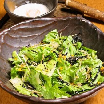 Crunchy Japanese style Caesar salad