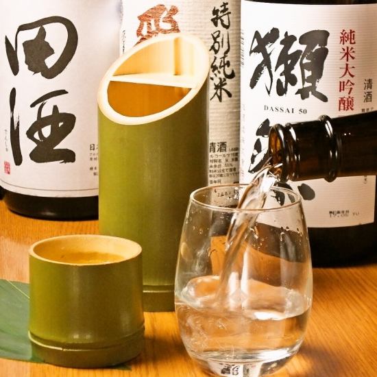We have a total of more than 30 authentic sake and shochu!