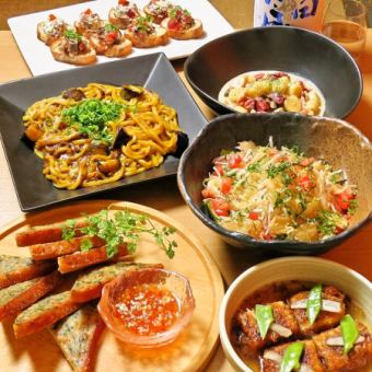 【5月・6月ランチタイム限定】特別な春宴会企画！全6品☆2h飲み放題付！『生成(きなり)コース』