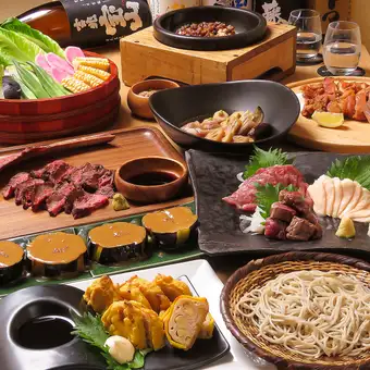 【7月・8月企画】特別なサマ会企画!3H飲み放題付『琥珀(こはく)コース』全9品