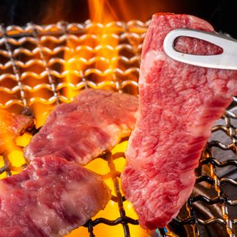 [2 hours all-you-can-drink included] All-you-can-eat charcoal grilled yakiniku & authentic Korean cuisine course [5480 yen → 4480 yen]