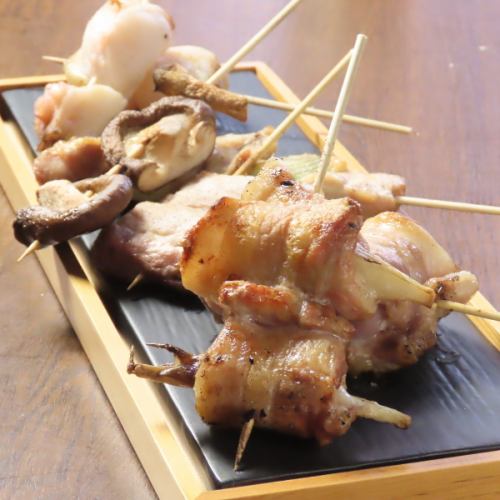【こだわり】焼鳥 5点盛り 990円