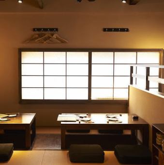 It is a digging kotatsu seat on the second floor at another angle.The interior of the refurbished Kyomachiya has a refreshing and beautiful atmosphere while leaving an atmosphere.Perfect for adults!