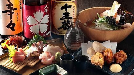 【가장 인기!】 굉장히 레어 생 하케와 볶은 고등어 초밥, 6,500 엔 코스 【엔드리스 음료 무제한 포함】