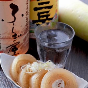 [A little luxurious] Super rare raw hockey and popular yellowtail radish, 6,500 yen course [Includes endless all-you-can-drink]