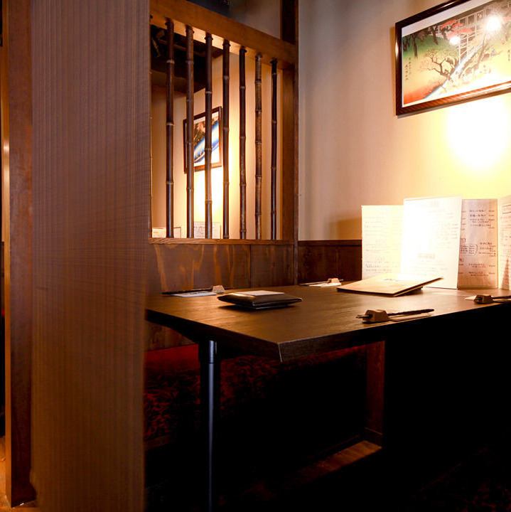 大人な空間でお食事をお楽しみいただけます…♪