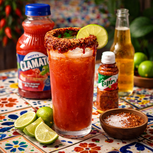 尽情享用墨西哥风味啤酒鸡尾酒（米歇拉达）及其自制酱汁