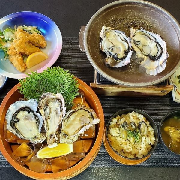 ≪牡蠣料理のいいとこ採り、しかもリーズナブル！≫ いかだ御膳