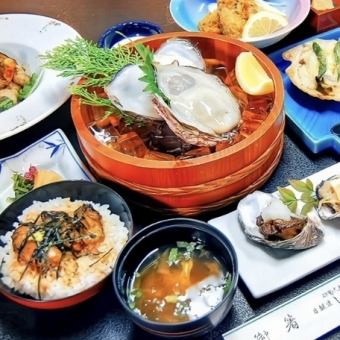 真户屋牡蛎夏季怀石料理（全套）