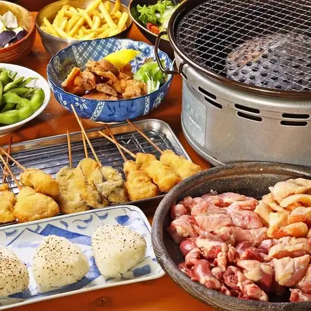 豪華!ボリューム満点!【飲み放題付き】牛焼肉&鶏焼肉コース