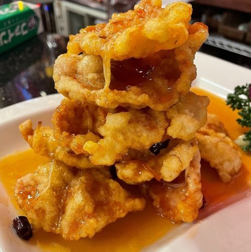 当店名物　カリカリ酢豚