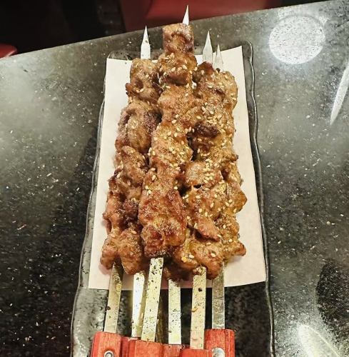 中華風串焼きジンギスカン
