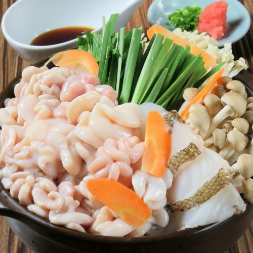 [8 dishes in total] Speaking of winter in Hokkaido!! Cod milt hotpot course ★ 8,000 yen with 120 minutes of all-you-can-drink *Only available on Sundays and Thursdays, with an additional 1,000 yen for an additional 60 minutes