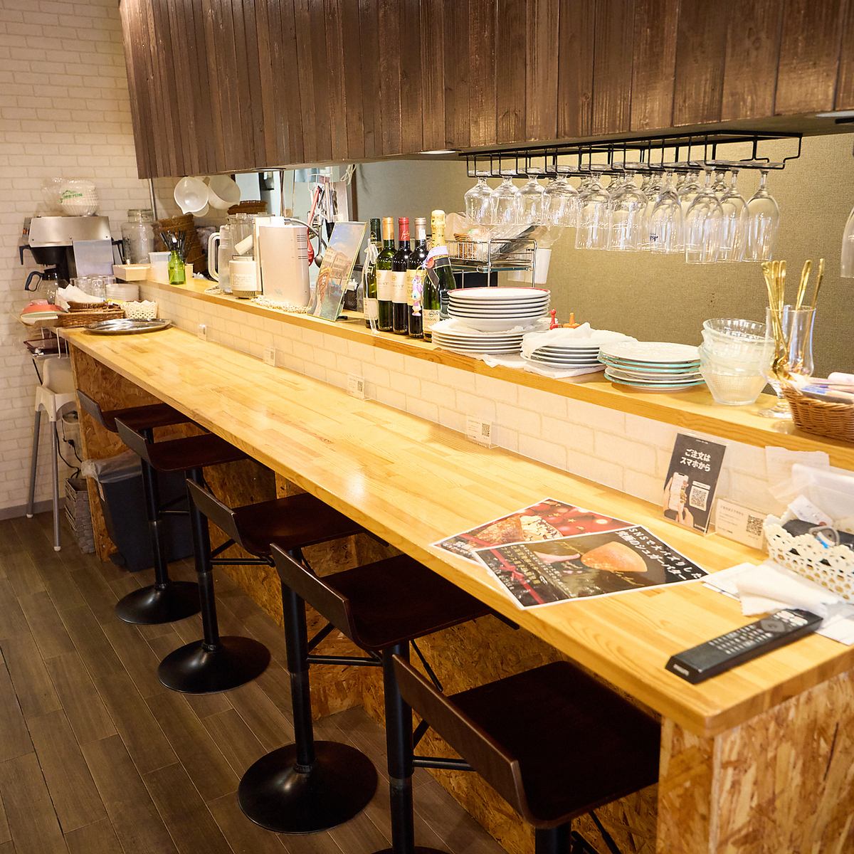 落ち着いた雰囲気の店内は女子会やデート利用にピッタリです！