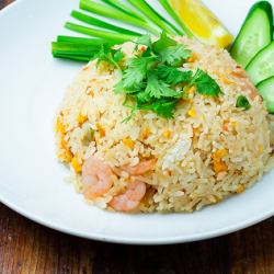 Khao Pad Kung (Fried rice with shrimp)