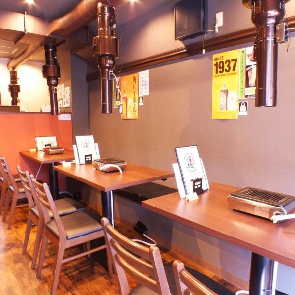 開放的な空間で家族・同僚・仲間と様々なシーンでご利用ください♪アルコールからソフトドリンクまで飲み物も種類豊富です!!立川で焼肉、ホルモン、美味しい冷麺を食べたい・・・となったら「道」で決まり！！