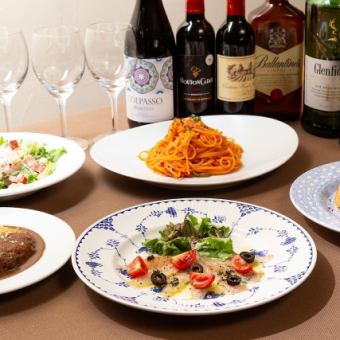 おまかせ5品+デザート￥3,500コース