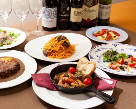 おまかせ6品+デザート￥4,500コース