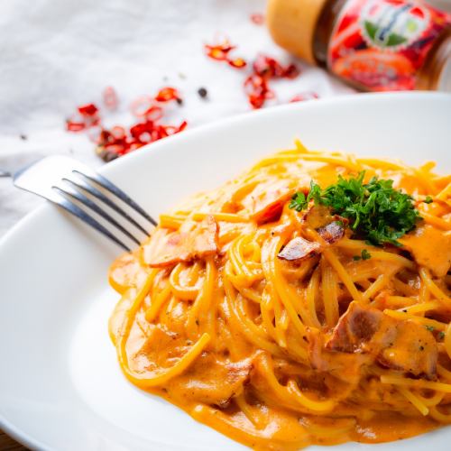 [Pasta Lunch] Pasta lunch where you can also choose the famous chili carbonara for 1,188 yen (tax included)!