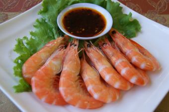Live shrimp boil