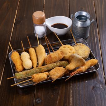 【《2時間飲み放題付き》一般宴会コース】串物や自慢の一品料理を贅沢に堪能（5,000円）