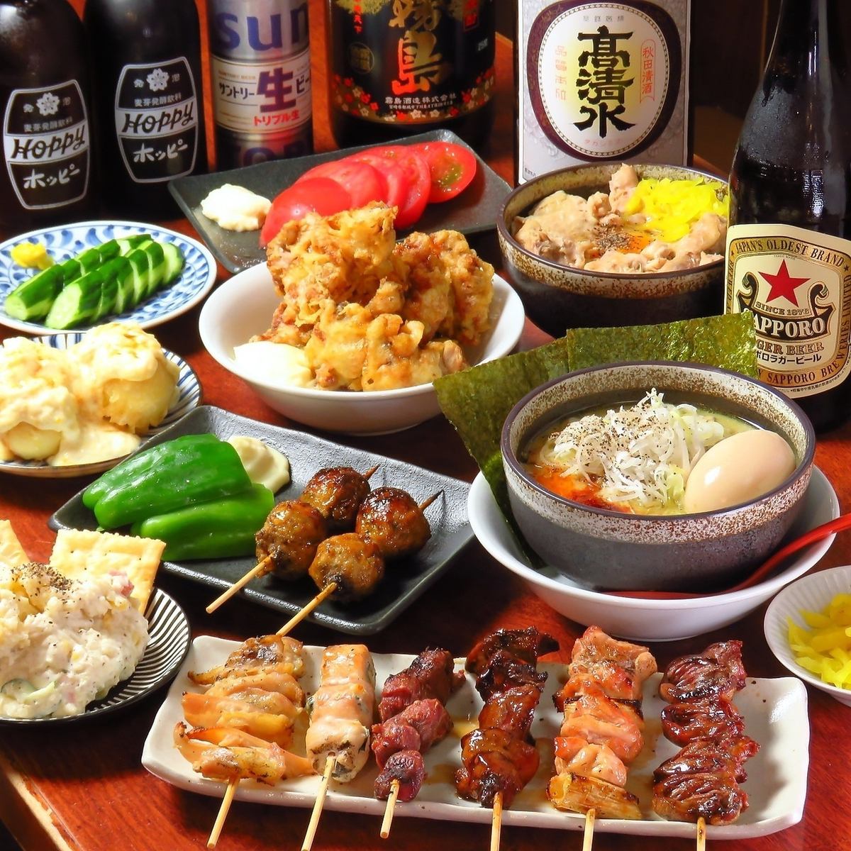 自慢の鶏料理を数多くご用意しておりますのでご堪能ください！