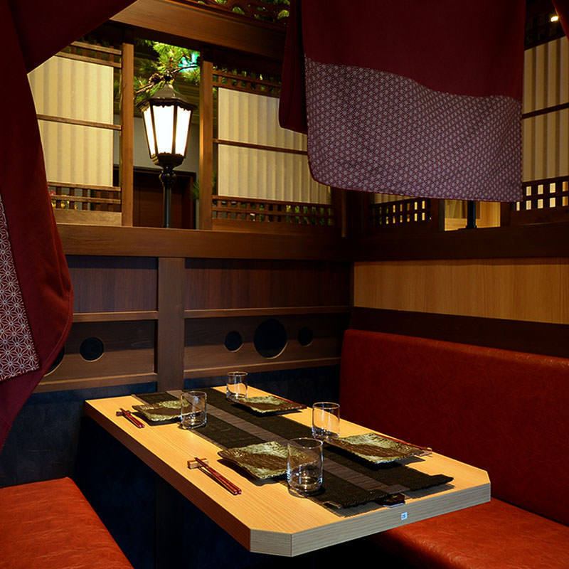 The private room can accommodate 2 people~♪ You can enjoy a private space★