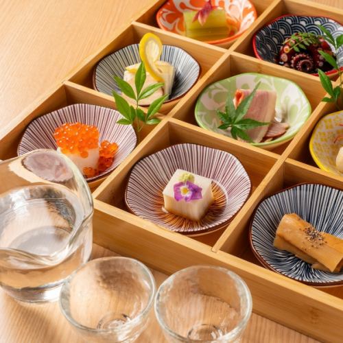料理長おすすめの厳選素材！地酒に合う肴を豊富にご用意