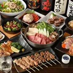 [Nagoya Cochin Course] 8 dishes featuring Nagoya Cochin chicken + 120 minutes of all-you-can-drink <Year-End Party>
