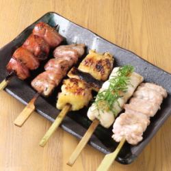 5 skewers of your choice
