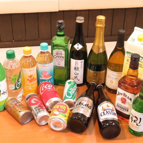 All drinks in the store are available for 2.5 hours! All-you-can-drink is now 3,500 JPY (incl. tax)!!