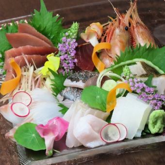 本日のお造りの盛合せ 二人前