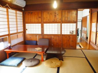 The tatami room is a relaxing space!