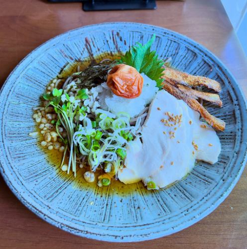 冷やし梅おろし蕎麦蕎麦定食