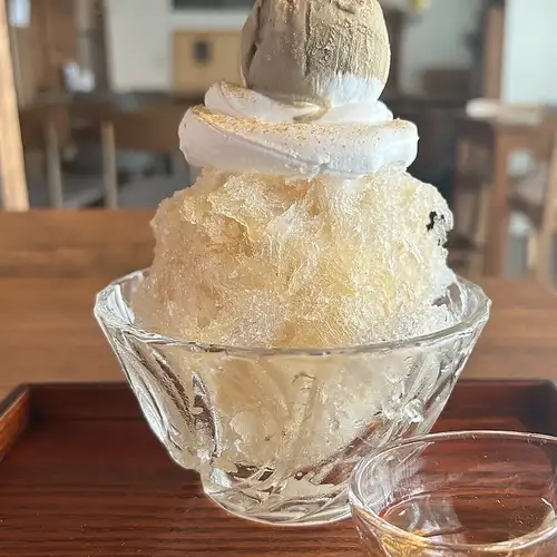 ほうじ茶かき氷
